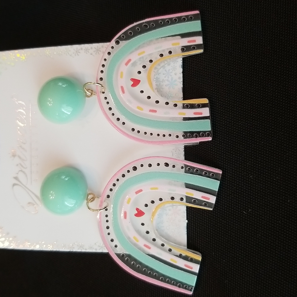 3 for $15 Rainbow Cloud Dangle Earrings